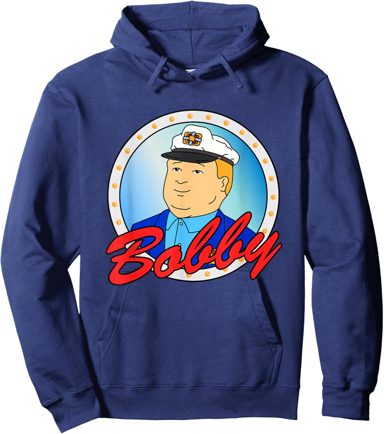 King of The Hill Sailor Bobby Hill Cartoon Hoodie - Hoodie | Navy
