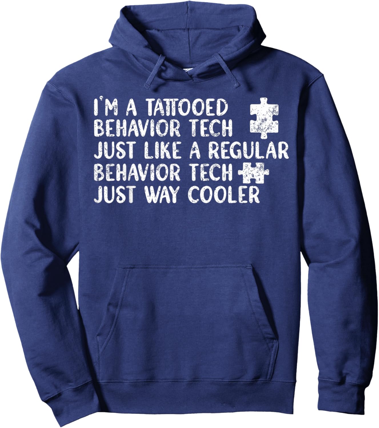 Tattooed Behavior Technician RBT Hoodie - Hoodie | Navy