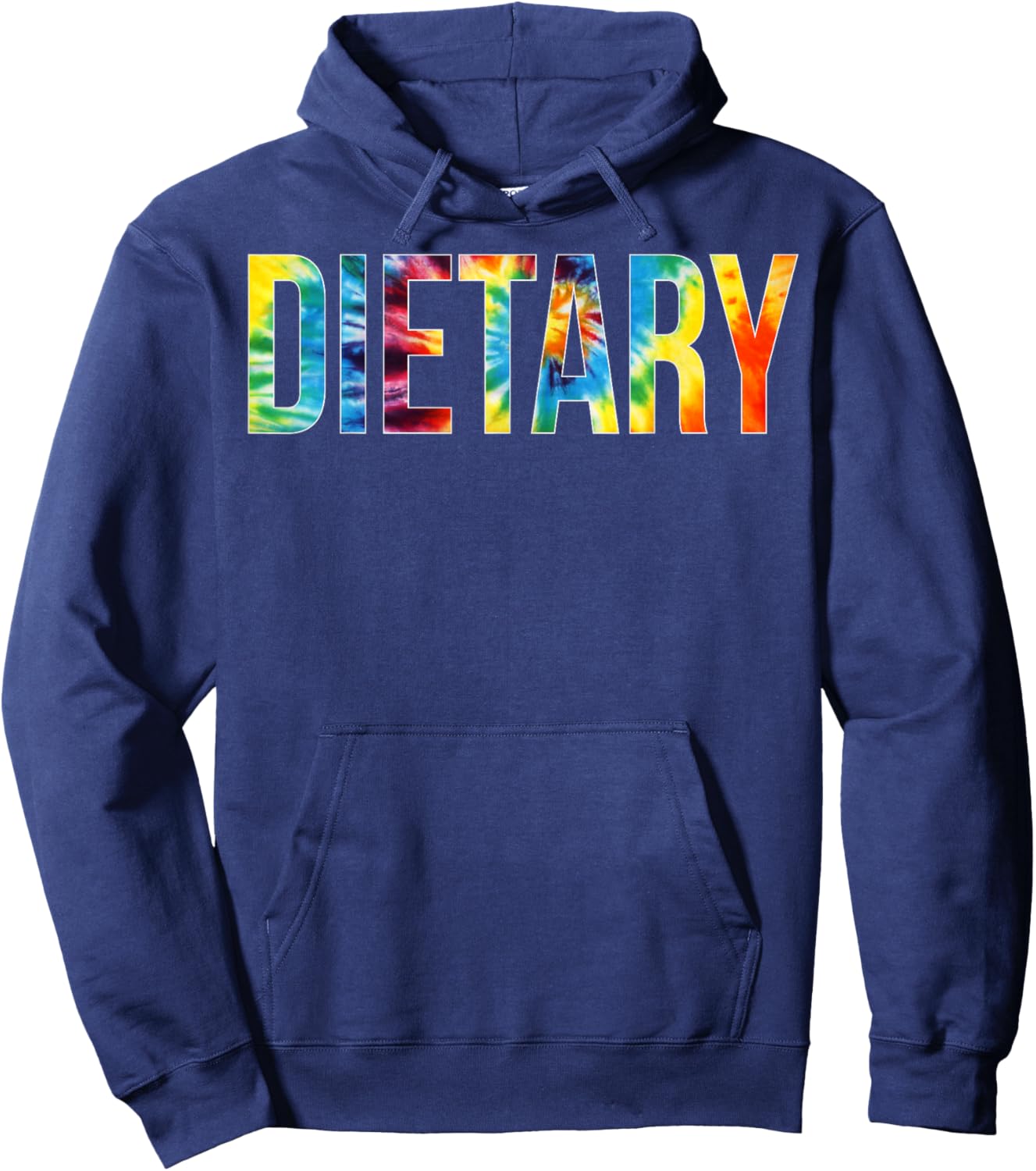 Dietary Appreciation Day Tie Dye For Work Hoodie - Hoodie | Navy