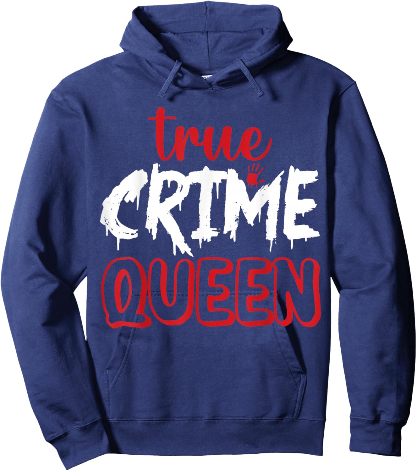 True Crime Queen Hoodie - Hoodie | Navy