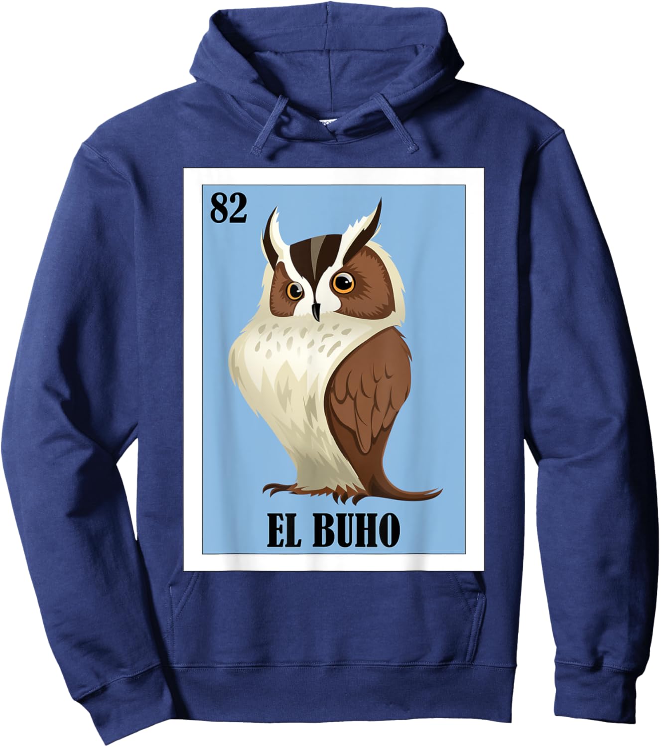 Funny Mexican Design for Owl Lovers - El Buho Hoodie - Hoodie | Navy
