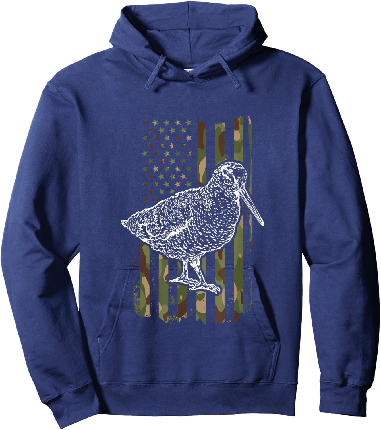 American Woodcock Camo Bogsucker Woodcock Hunting Season Hoodie - Hoodie | Navy
