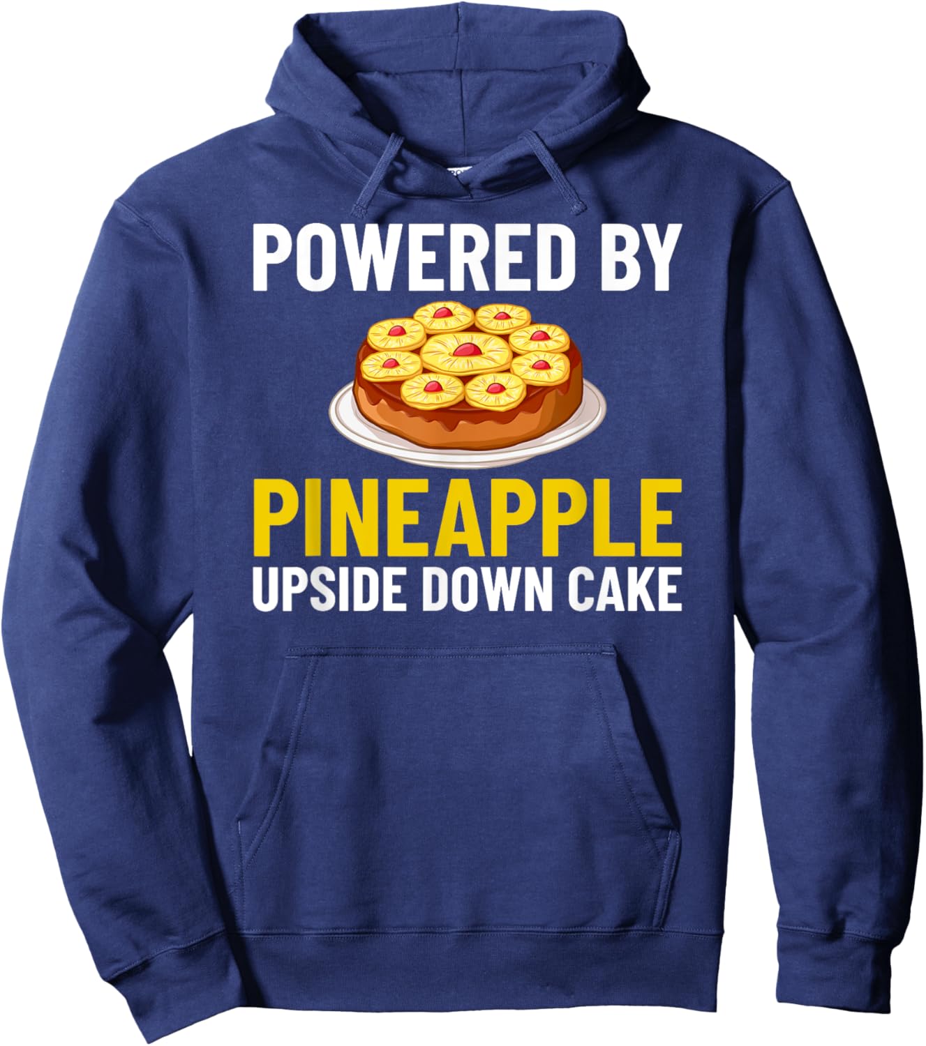 Pineapple Upside Down Cake Recipe Mix Filling Hoodie - Hoodie | Navy