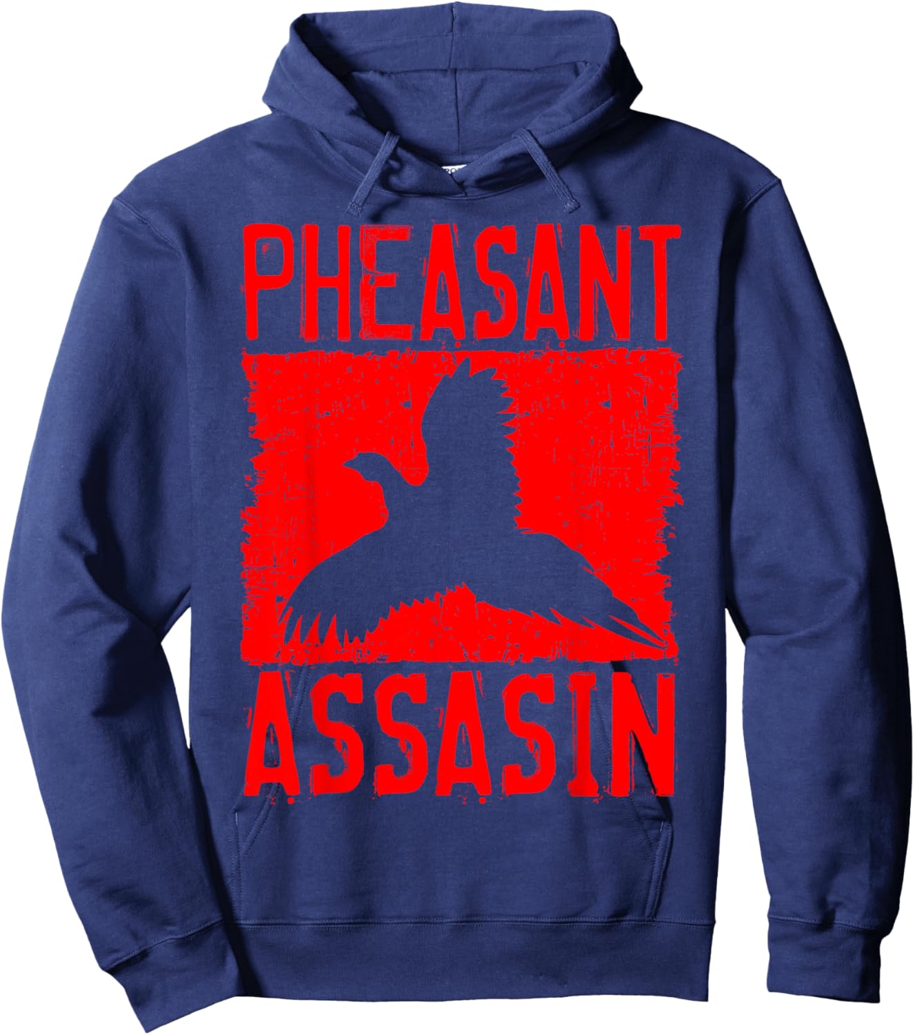 Pheasant Assasins Bird Hunting Hunter Upland Ringneck Hoodie - Hoodie | Navy