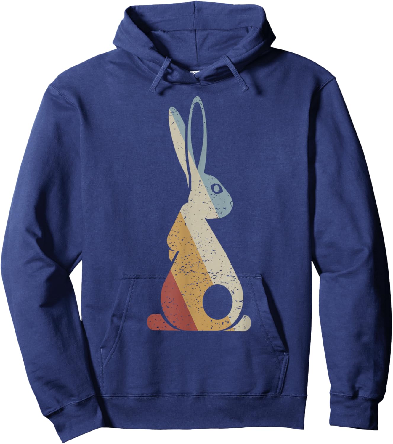 Rabbit Retro Style Vintage Hoodie - Hoodie | Navy