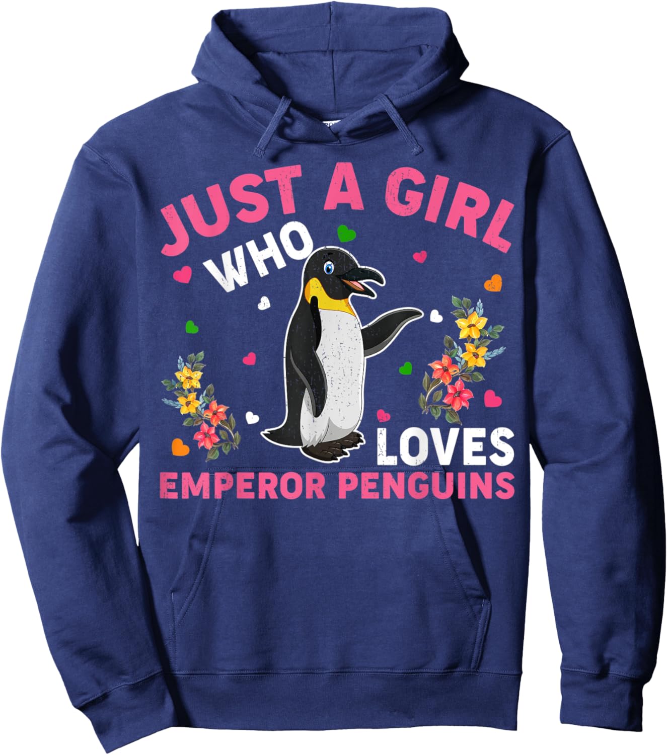 Emperor Penguin Lover Just A Girl Who Loves Emperor Penguins Hoodie - Hoodie | Navy