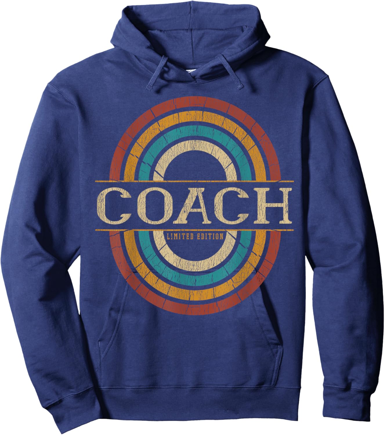 Coach Vintage Retro Hoodie - Hoodie | Navy