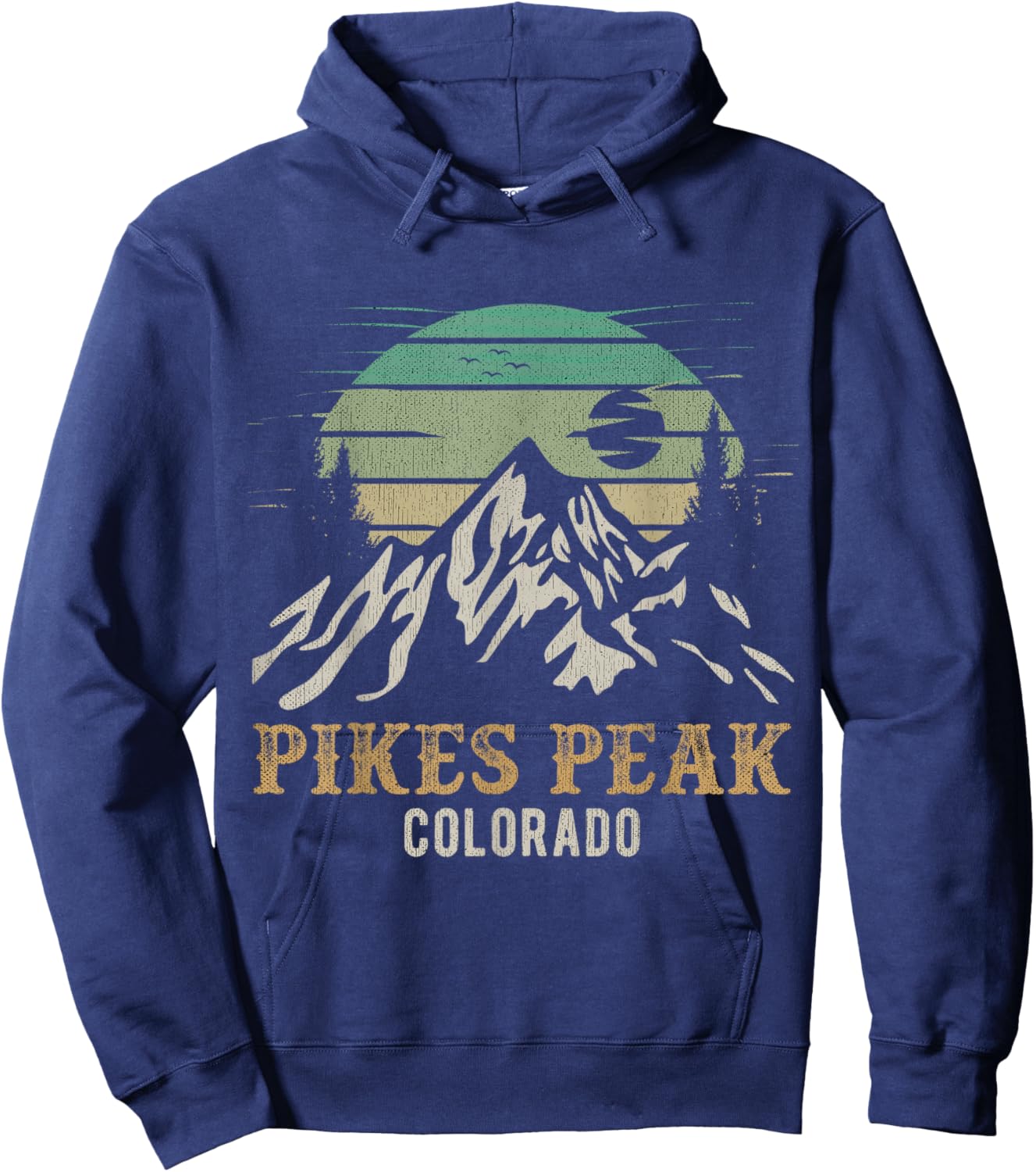 Pikes Peak National Park Merchandise Hiking Pikes Peak Hoodie - Hoodie | Navy
