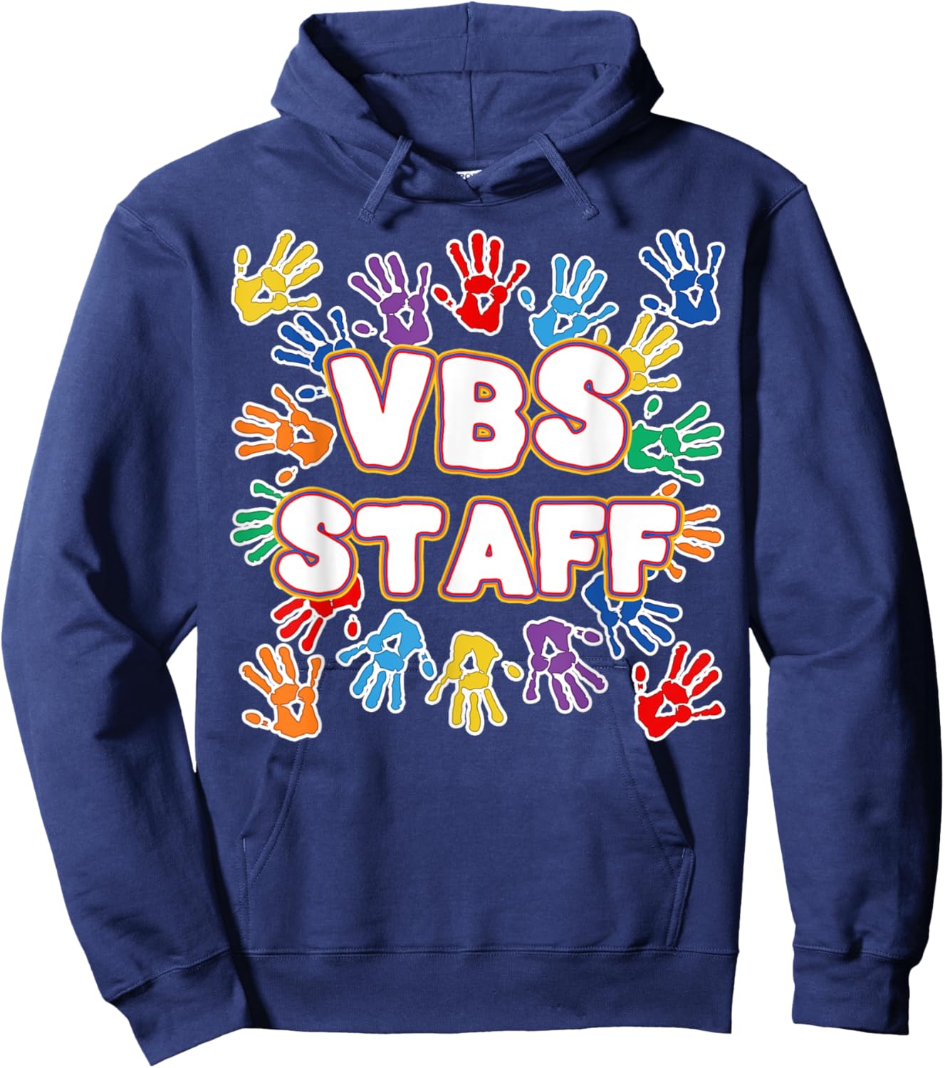 2022 Vacation Bible School Shirts Colorful VBS Staff Hoodie - Hoodie | Navy