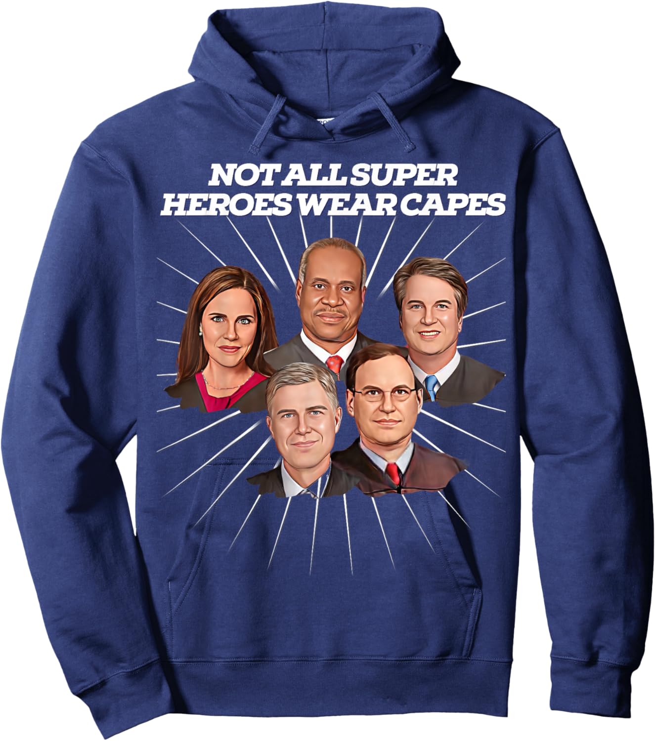 Pro Life SCOTUS Thomas Kavanagh Coney Barrett Alito Gorsuch Hoodie - Hoodie | Navy