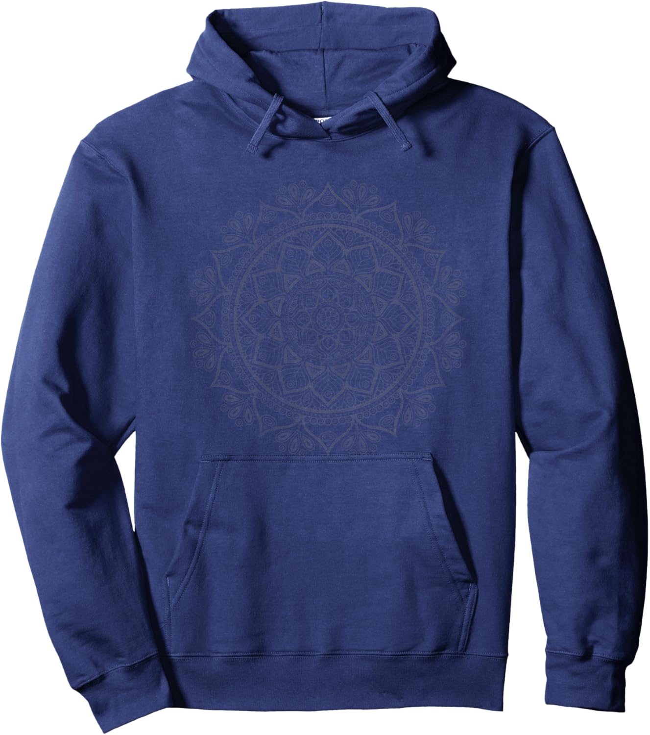 Mandala Green Yoga Hoodie - Hoodie | Navy