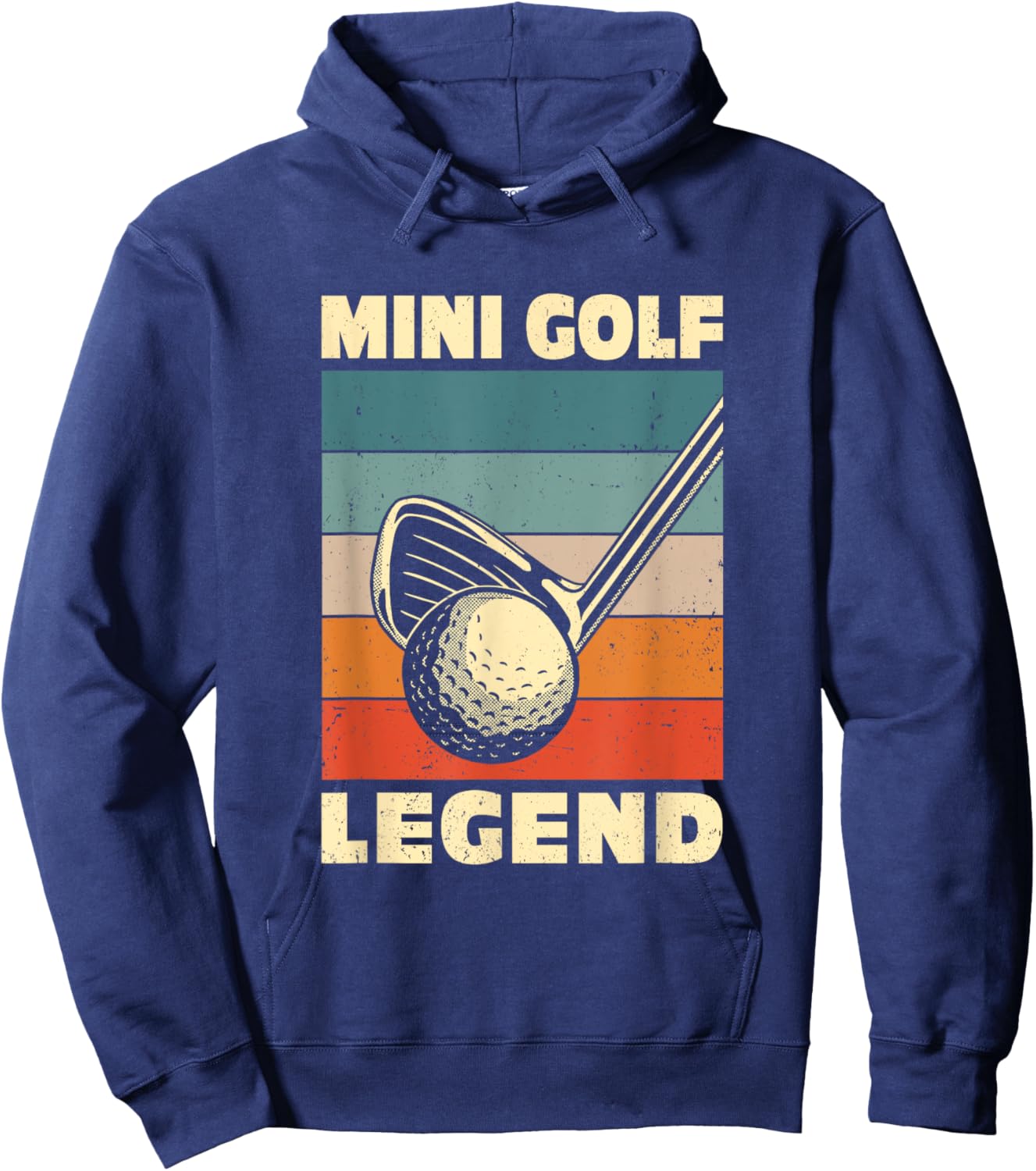 Mini Golf Legend Golf Course Golf Player Golfer Putter Par Hoodie - Hoodie | Navy