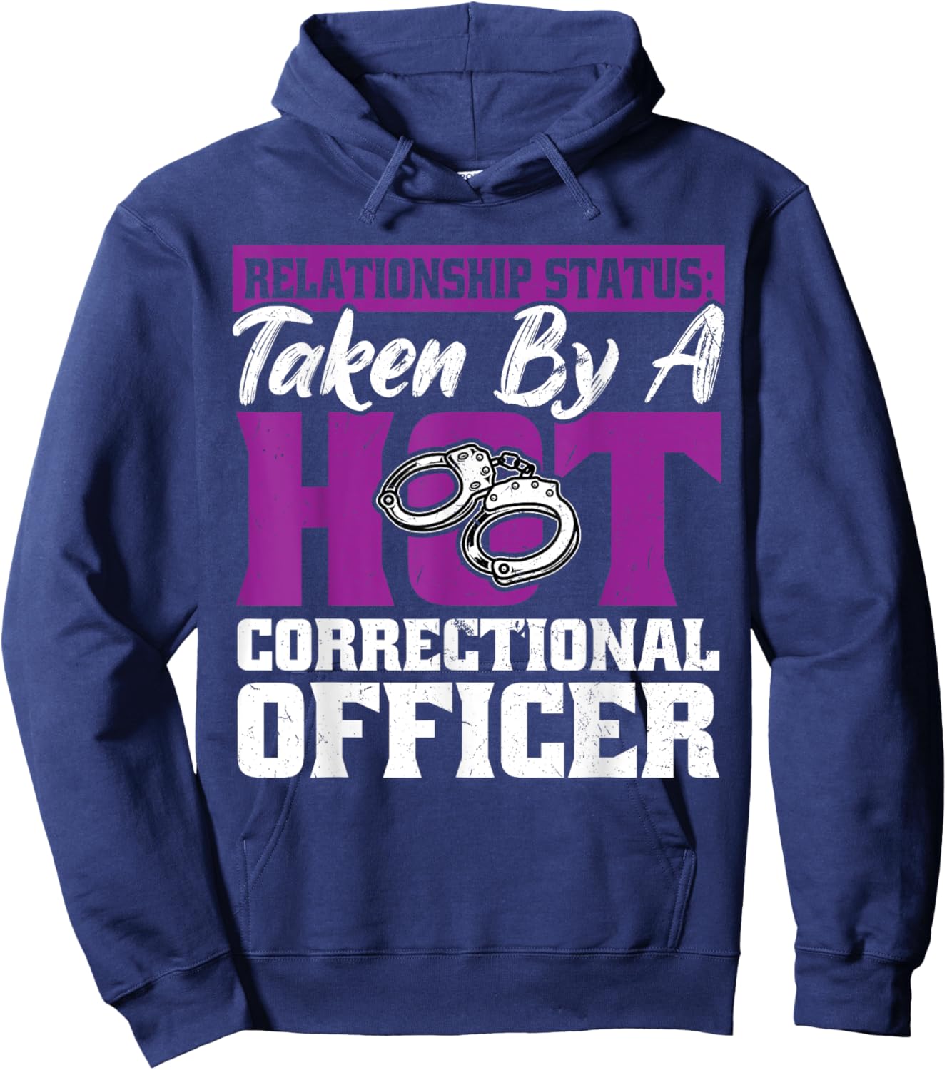 Wife or Girlfriend Of A Corrections Officer Hoodie - Hoodie | Navy