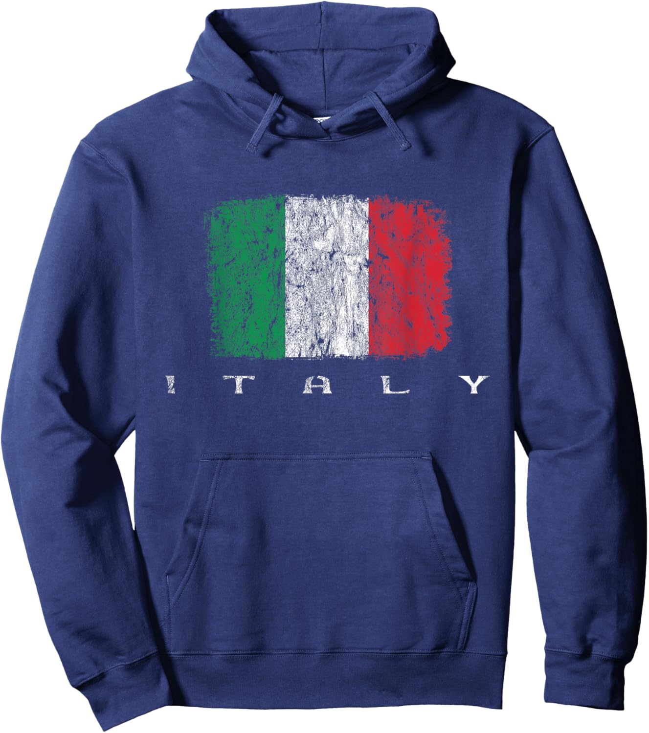 Italia Flag, Italian Pride, Italy Vacation, Italy Flag Hoodie - Hoodie | Navy