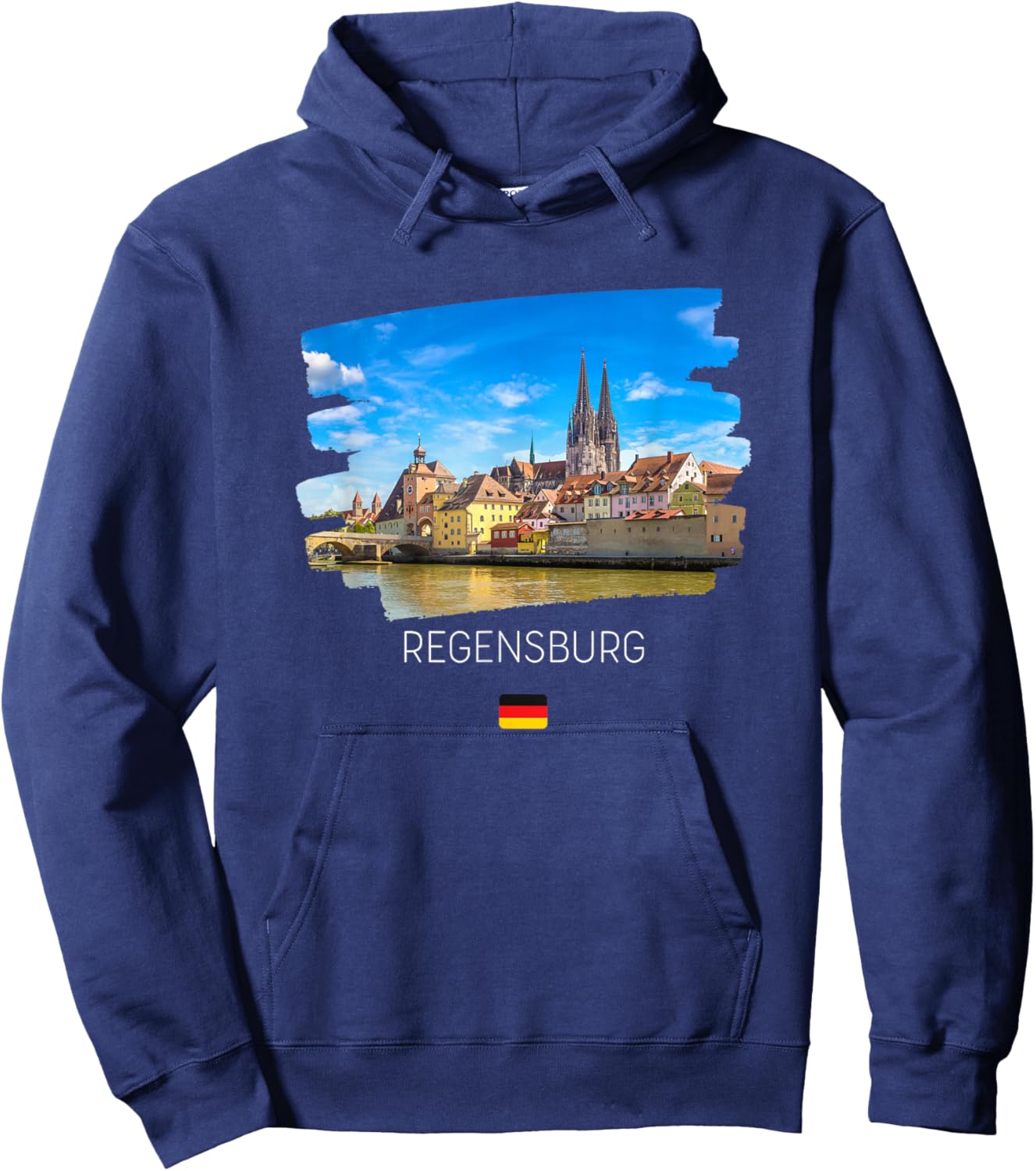 Regensburg Germany Hoodie - Hoodie | Navy