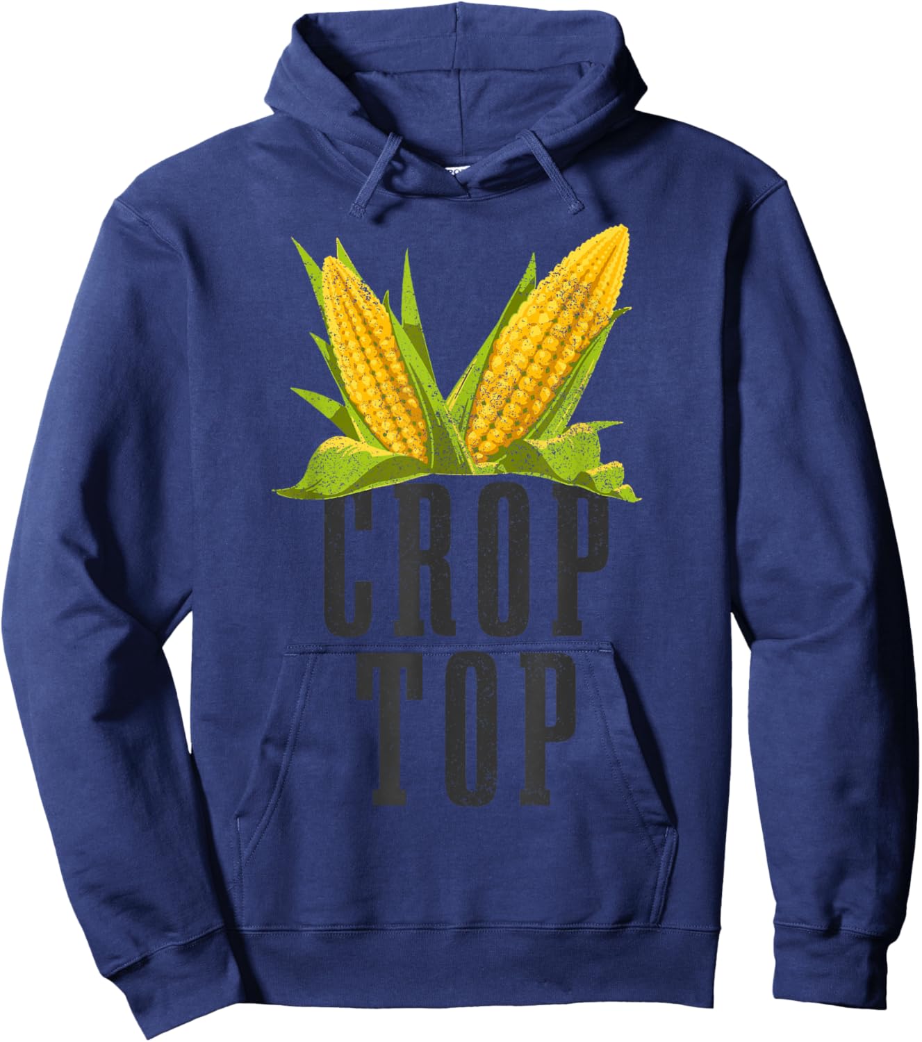 Crop Top Funny Farming Crops Farm Corn Farmer Hoodie - Hoodie | Navy