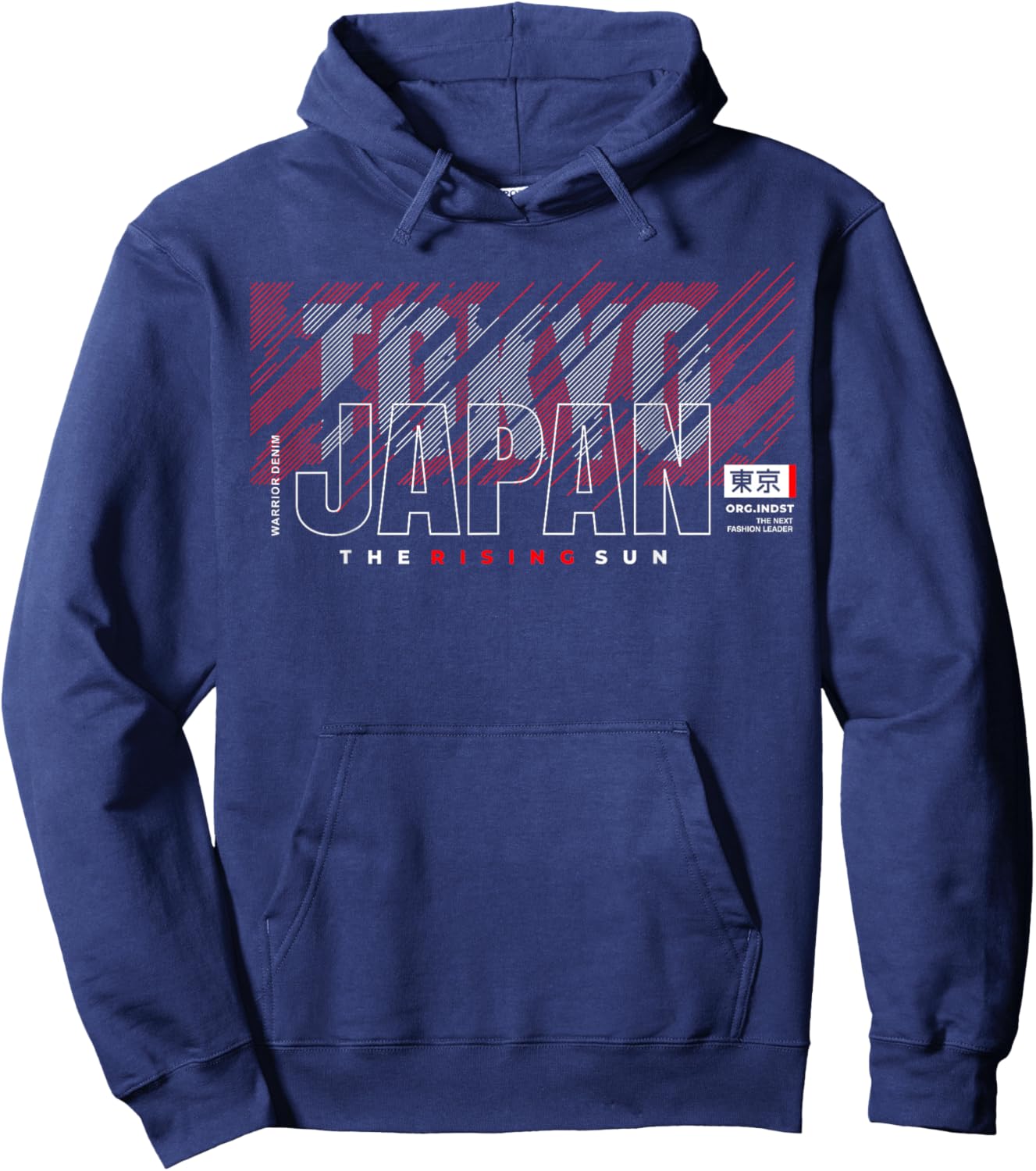 Tokyo Japan The Rising Sun Hoodie - Hoodie | Navy