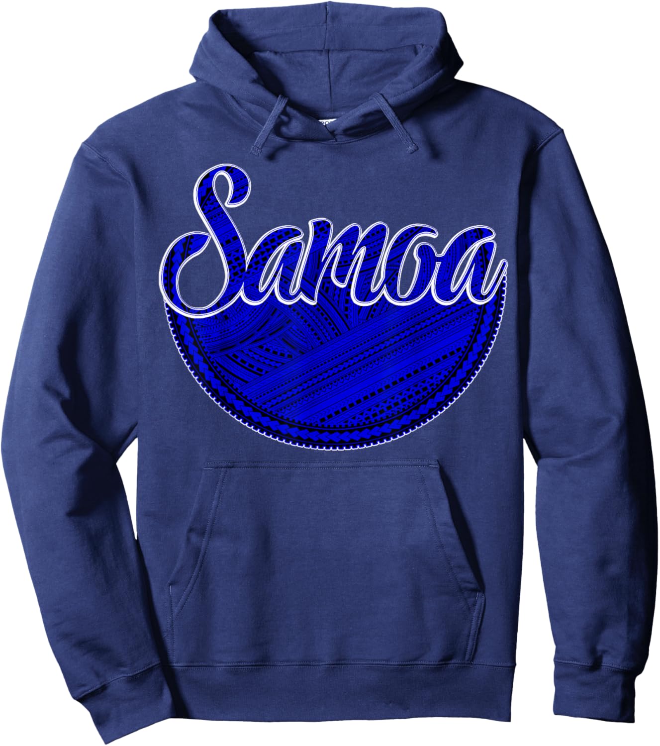 Samoa Tribal Design - Samoan Design - Polynesian Design Hoodie - Hoodie | Navy