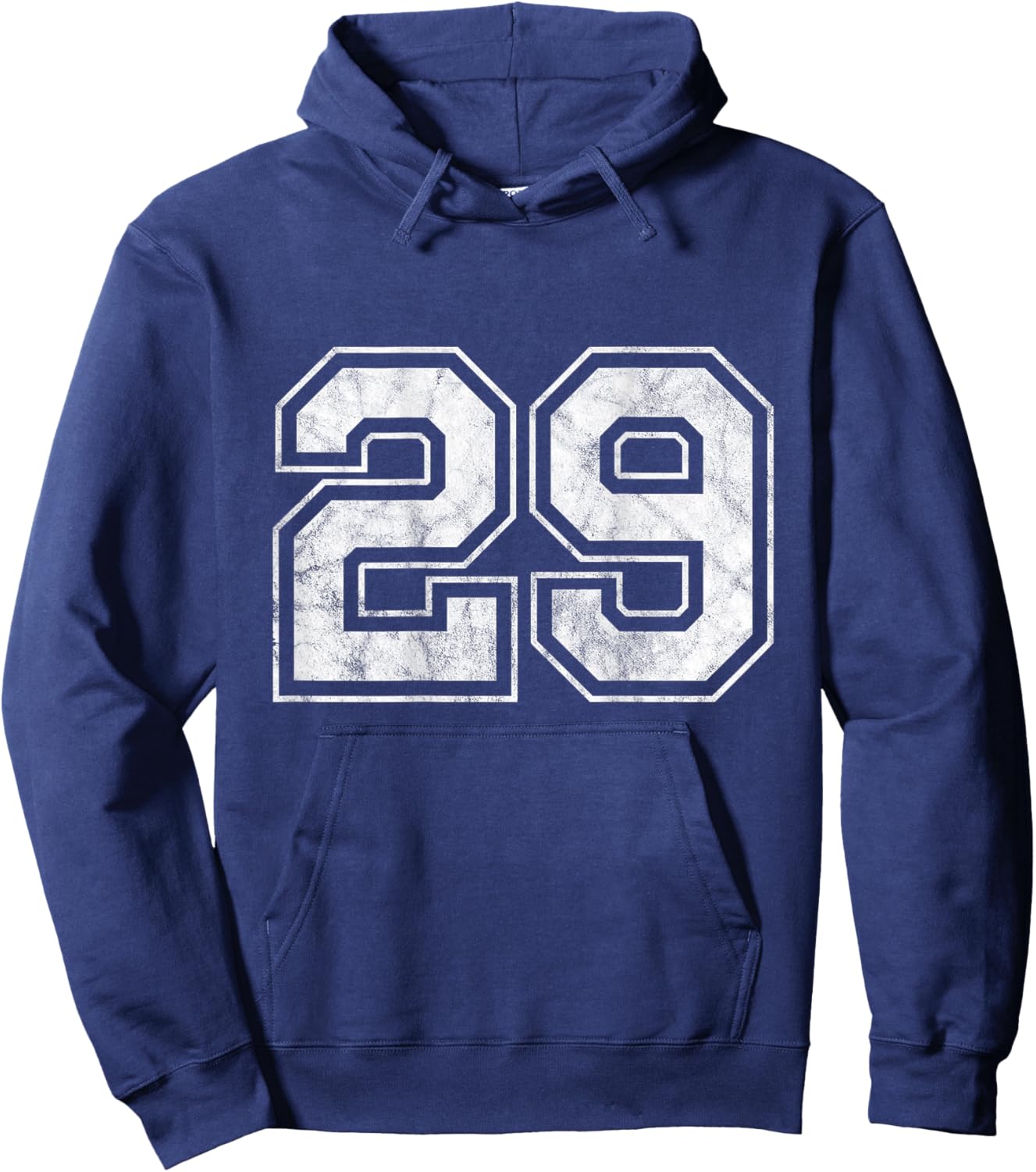 Number 29 on the back Hoodie - Hoodie | Navy