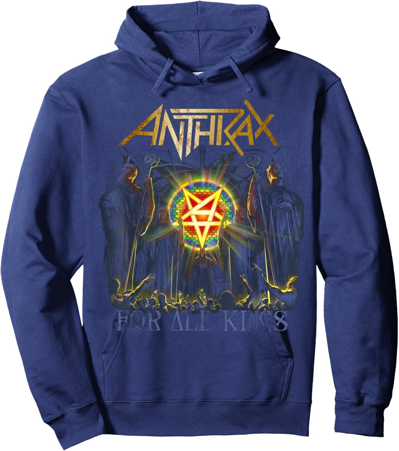 Anthrax - For All Kings Hoodie - Hoodie | Navy