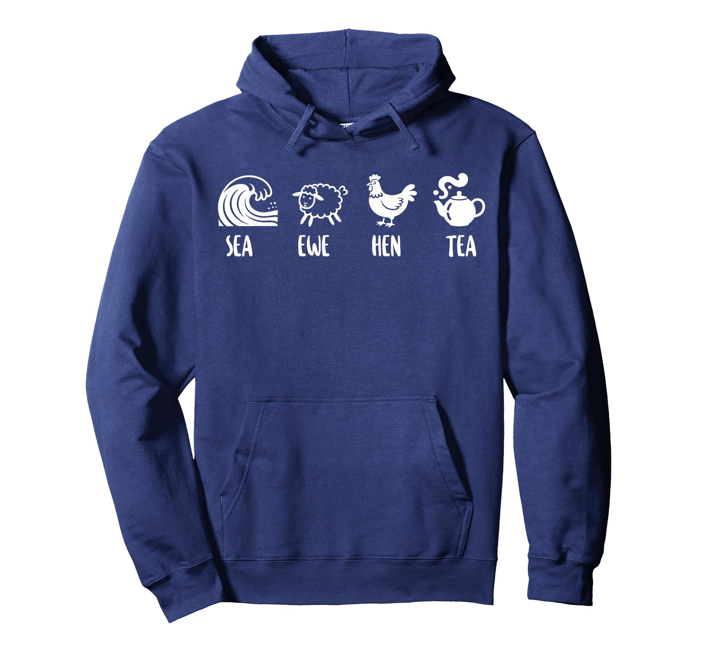 Sea Ewe Hen Tea Funny Joke Saying Quote Men Women T-Shirt