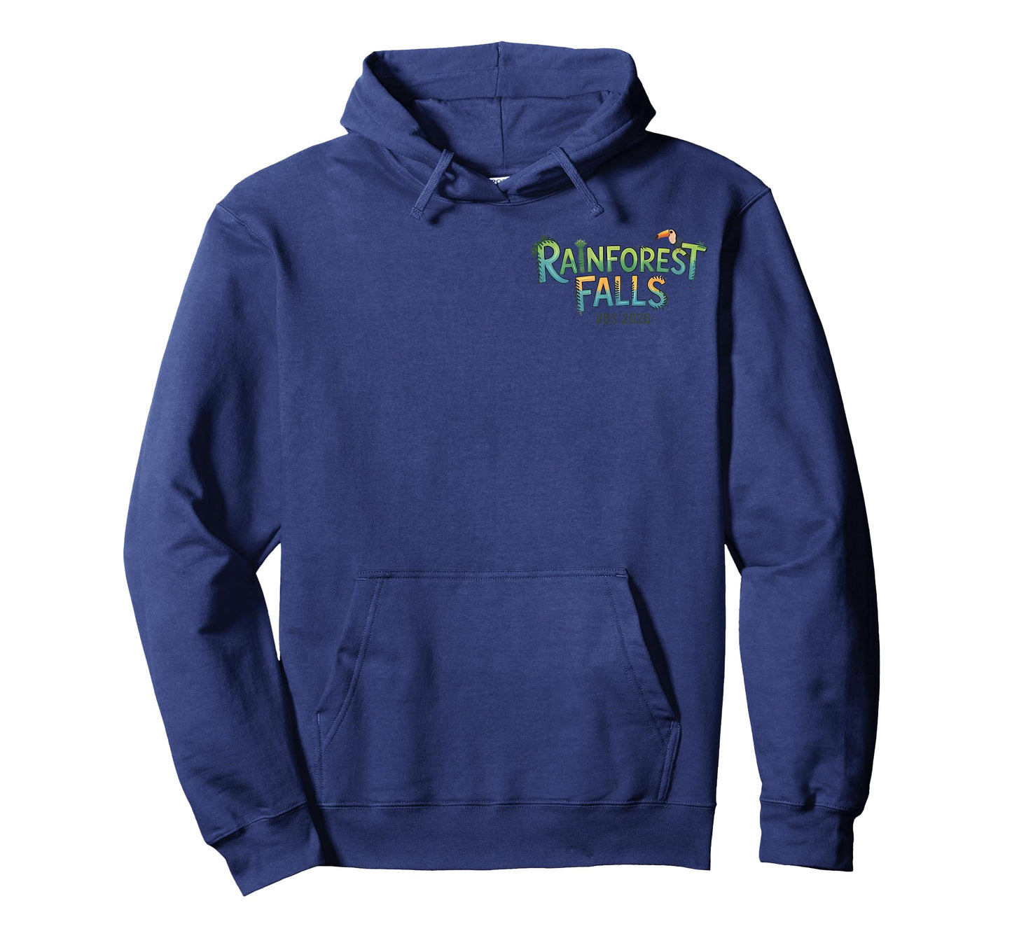 Rainforest Falls VBS 2026 Bible School Christian Pocket T-Shirt