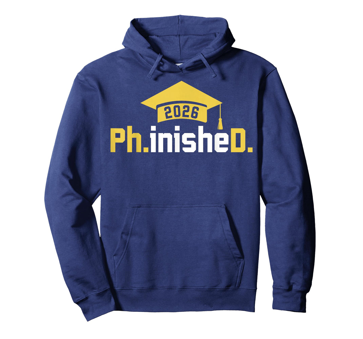 PhD Finished Ph.inisheD Funny Class of 2026 Phd Graduation T-Shirt
