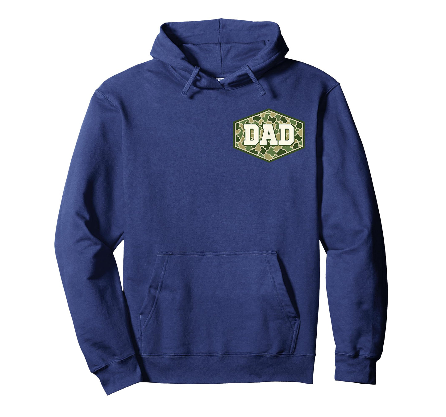 Old School Camo Dad Pocket Camouflage Dad Fathers 2 Sided T-Shirt