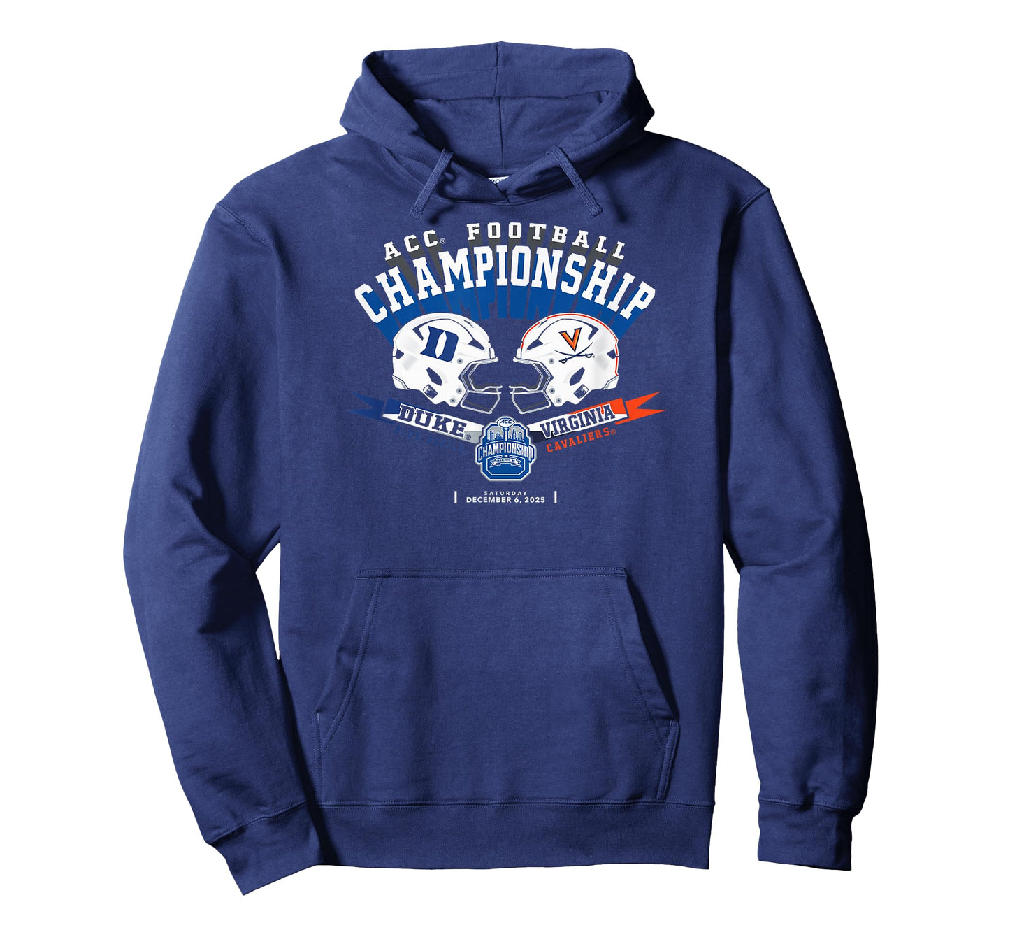 Duke vs Virginia Acc Championship 2025 Football Black T-Shirt