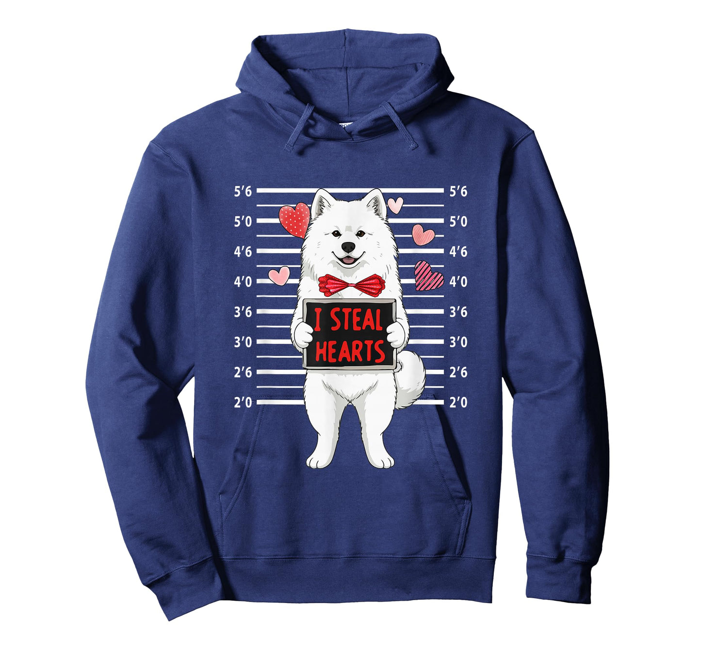 I Steal Cute Hearts Valentine's Day Samoyed Lover Owner T-Shirt
