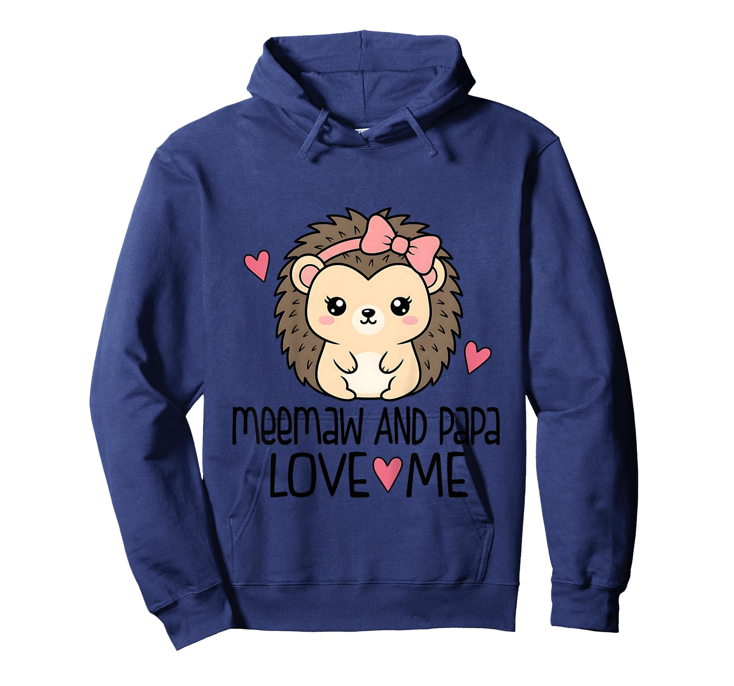 Meemaw and Papa Love Me Grandchild Hedgehog T-Shirt