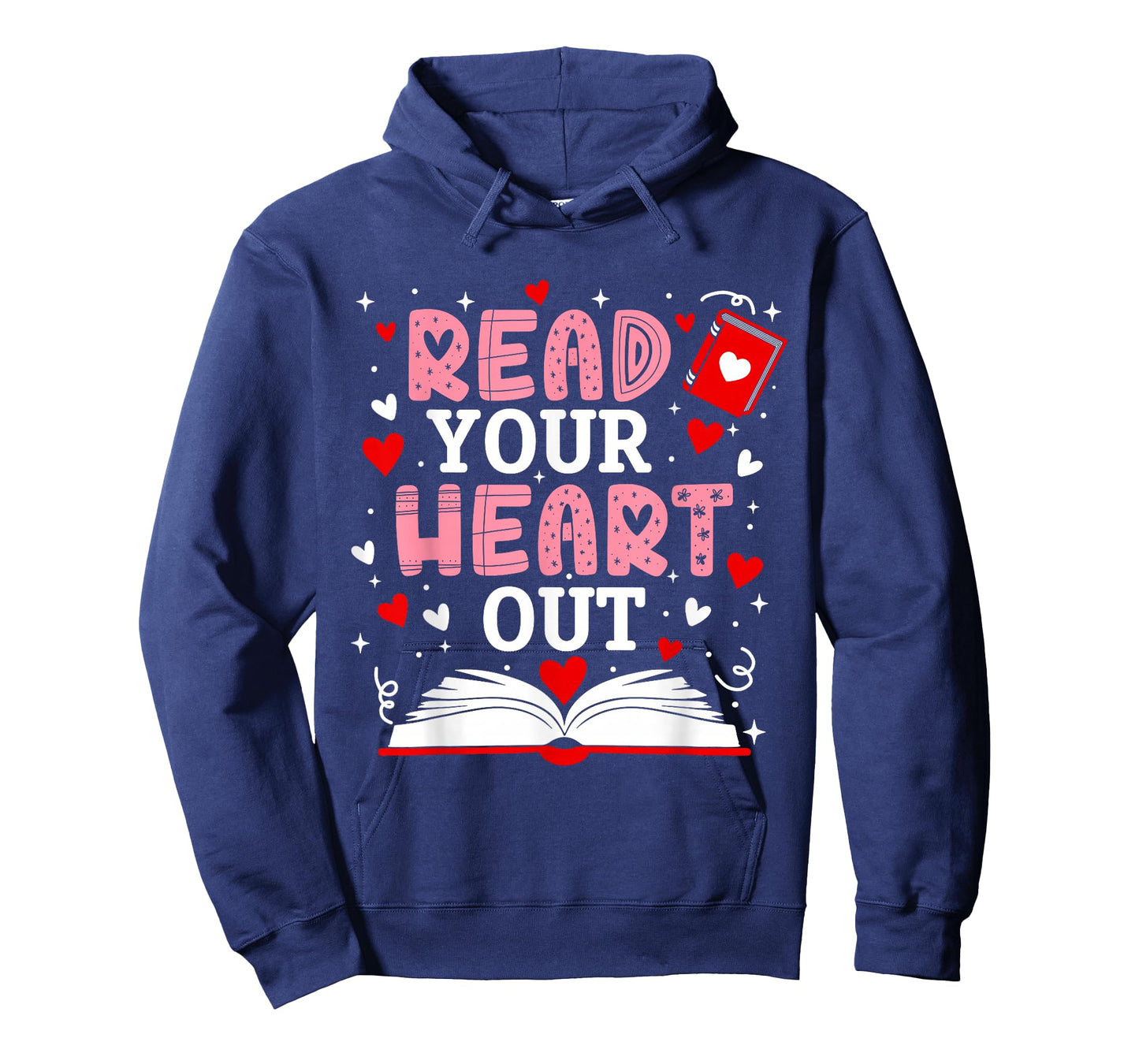 Read Your Heart Out Valentine Reading Book Girl Kid Teacher T-Shirt