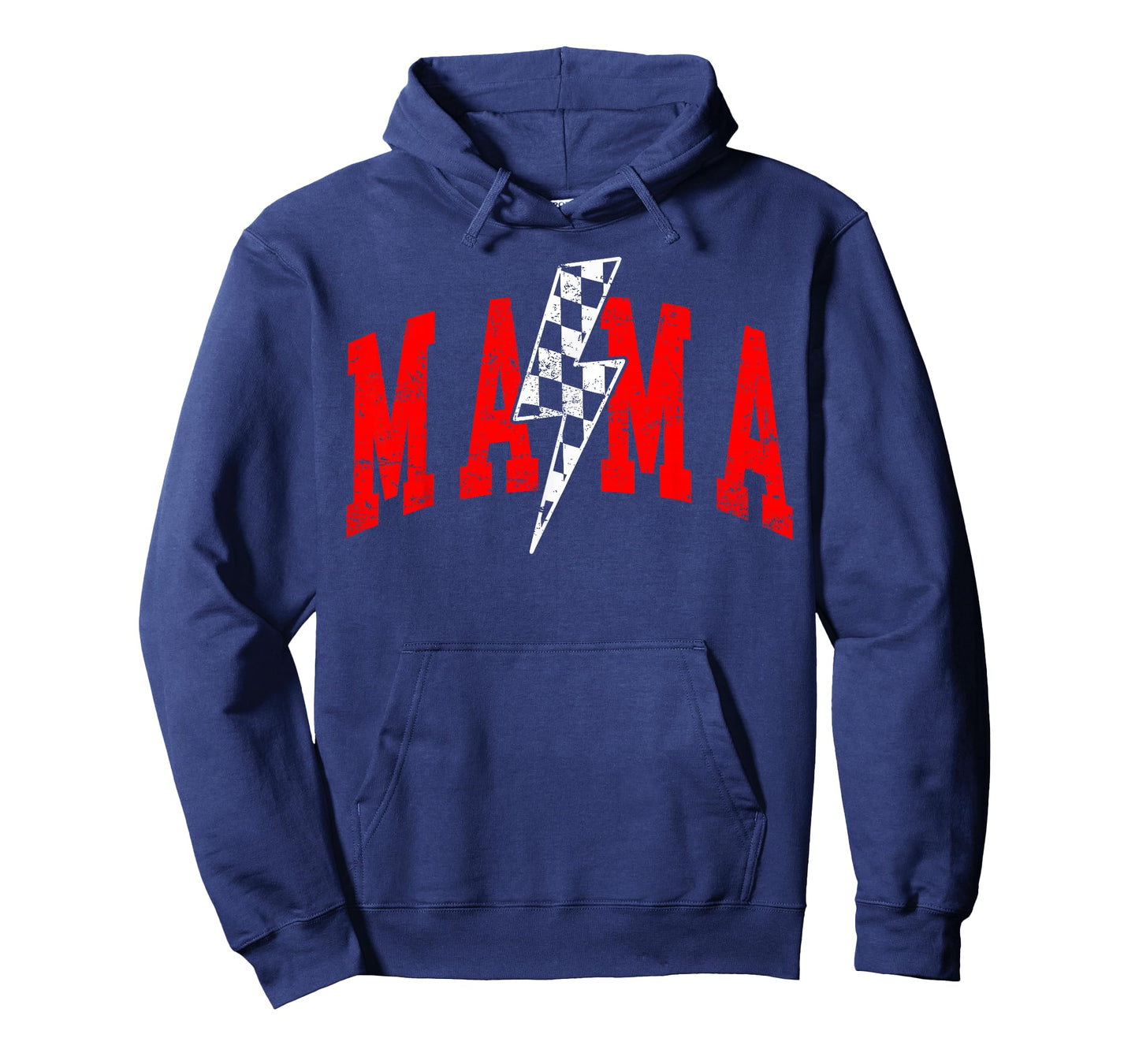 Mama Lightning Funny Checkered Mom Women Mother's Day T-Shirt