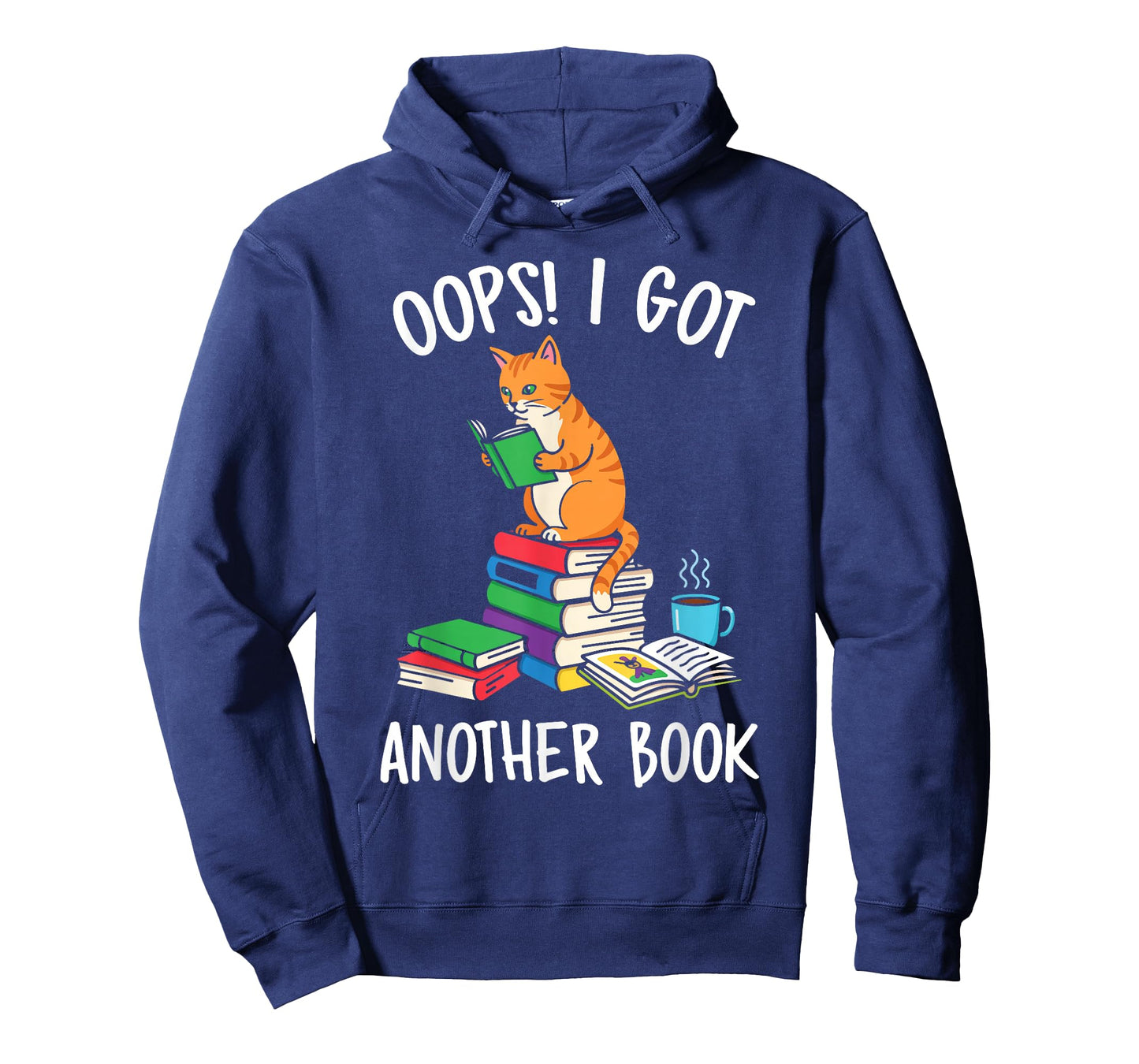 Oops I Got Another Book Funny Cat Reader T-Shirt