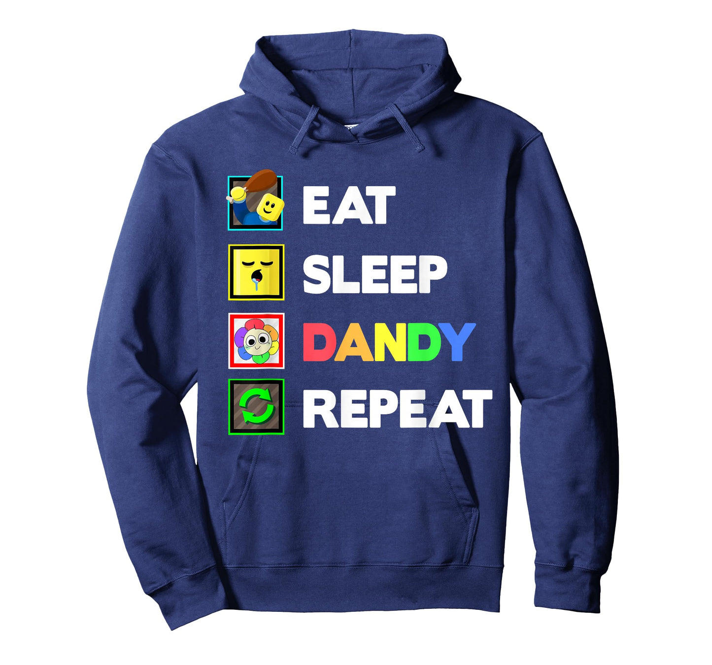 Eat Sleep Dandy Repeat Birthday Decoration Kids Boys Girls T-Shirt
