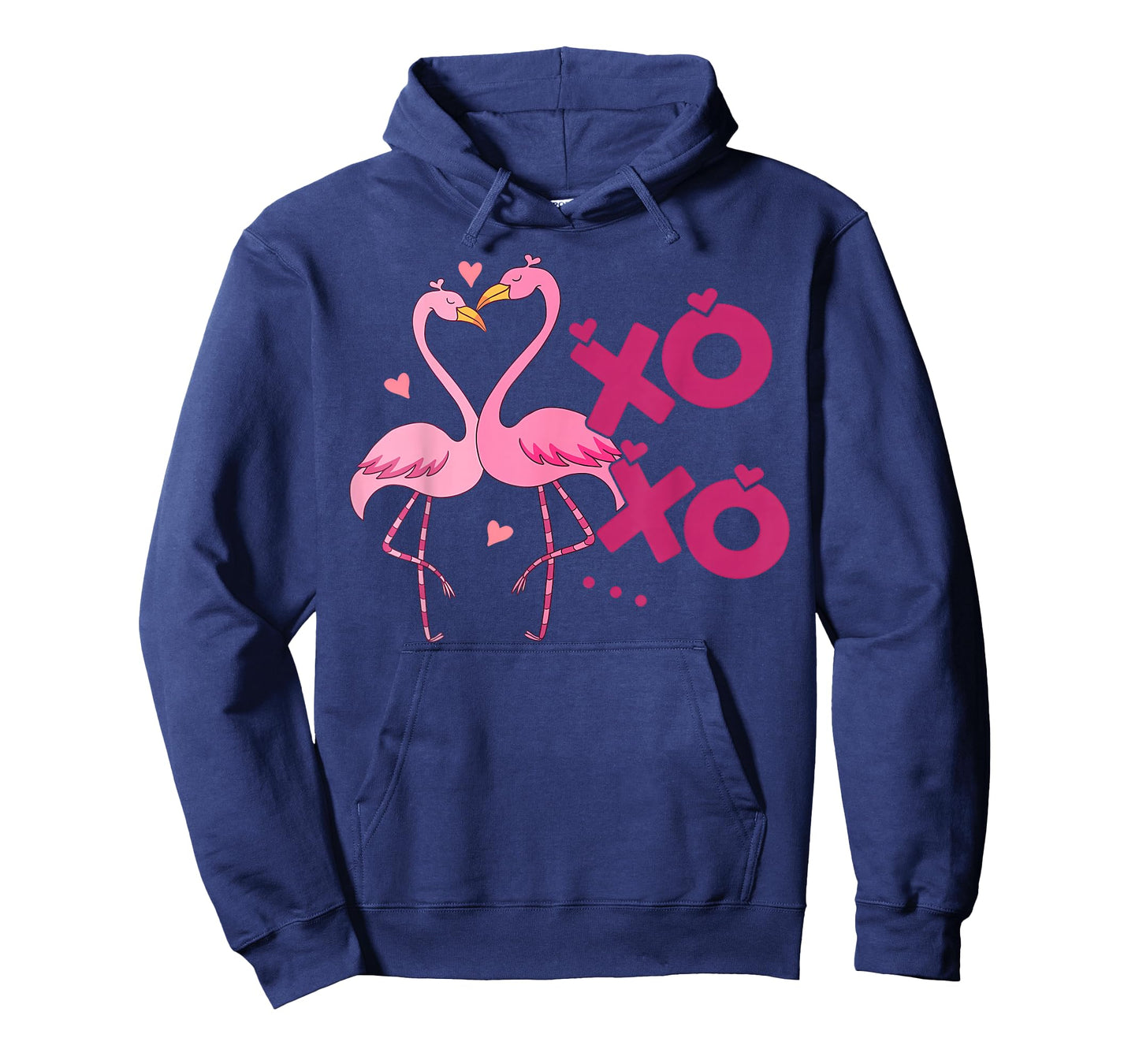 XOXO Flamingo Heart Valentines Day Men Women Kids Bird Pink T-Shirt