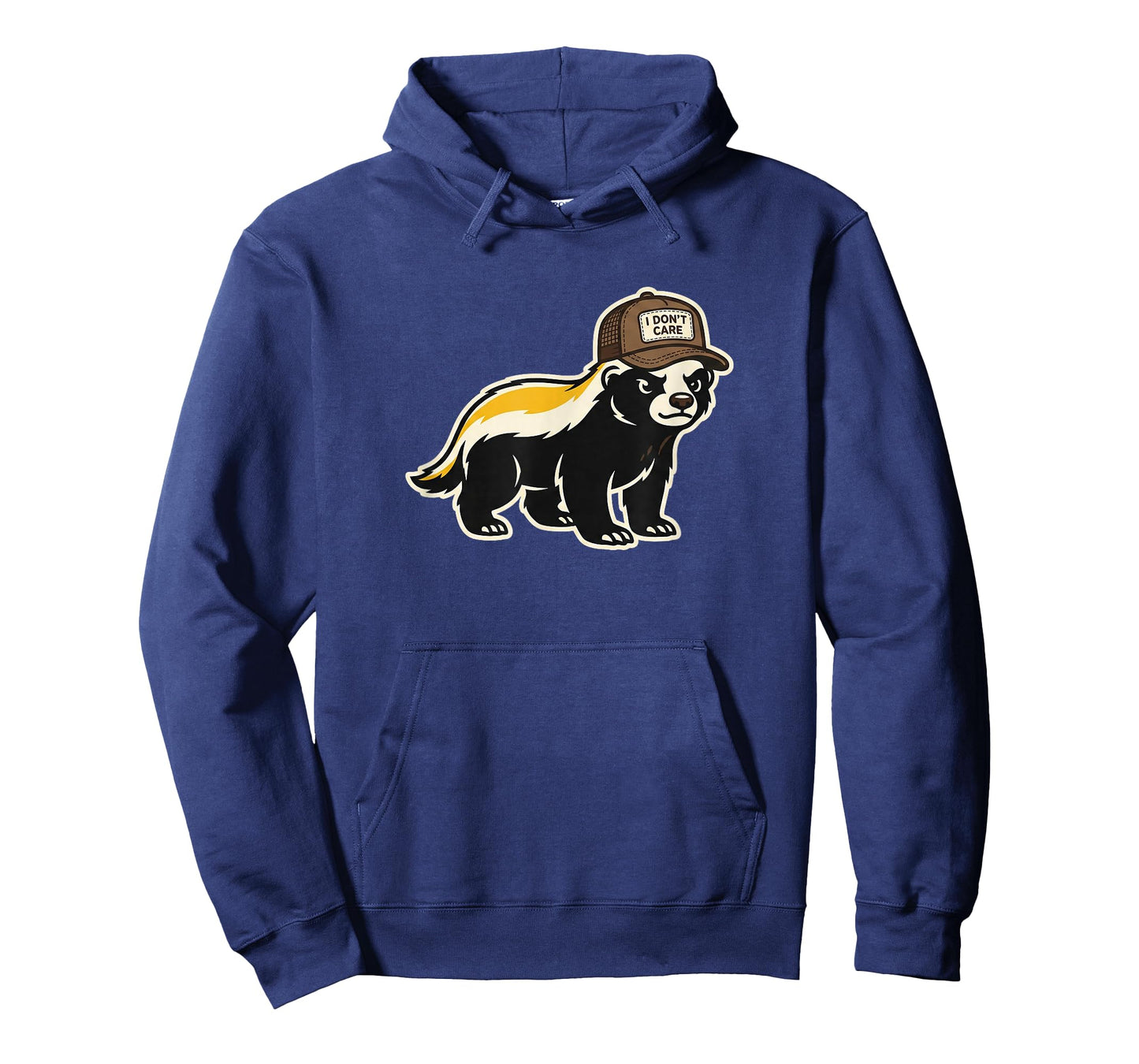 Honey Badger I Don't Care Trucker Funny Animal Art T-Shirt