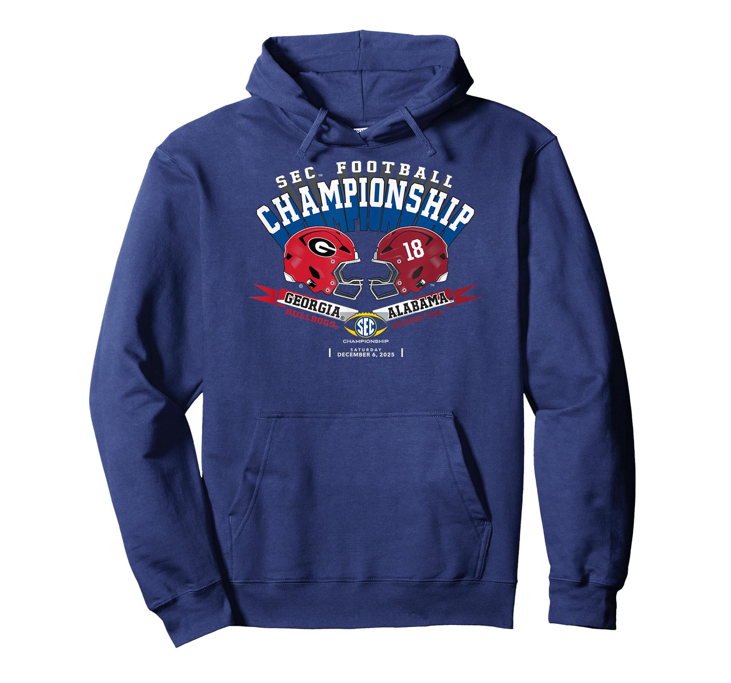 Georgia vs Alabama SEC Championship 2025 Football T-Shirt
