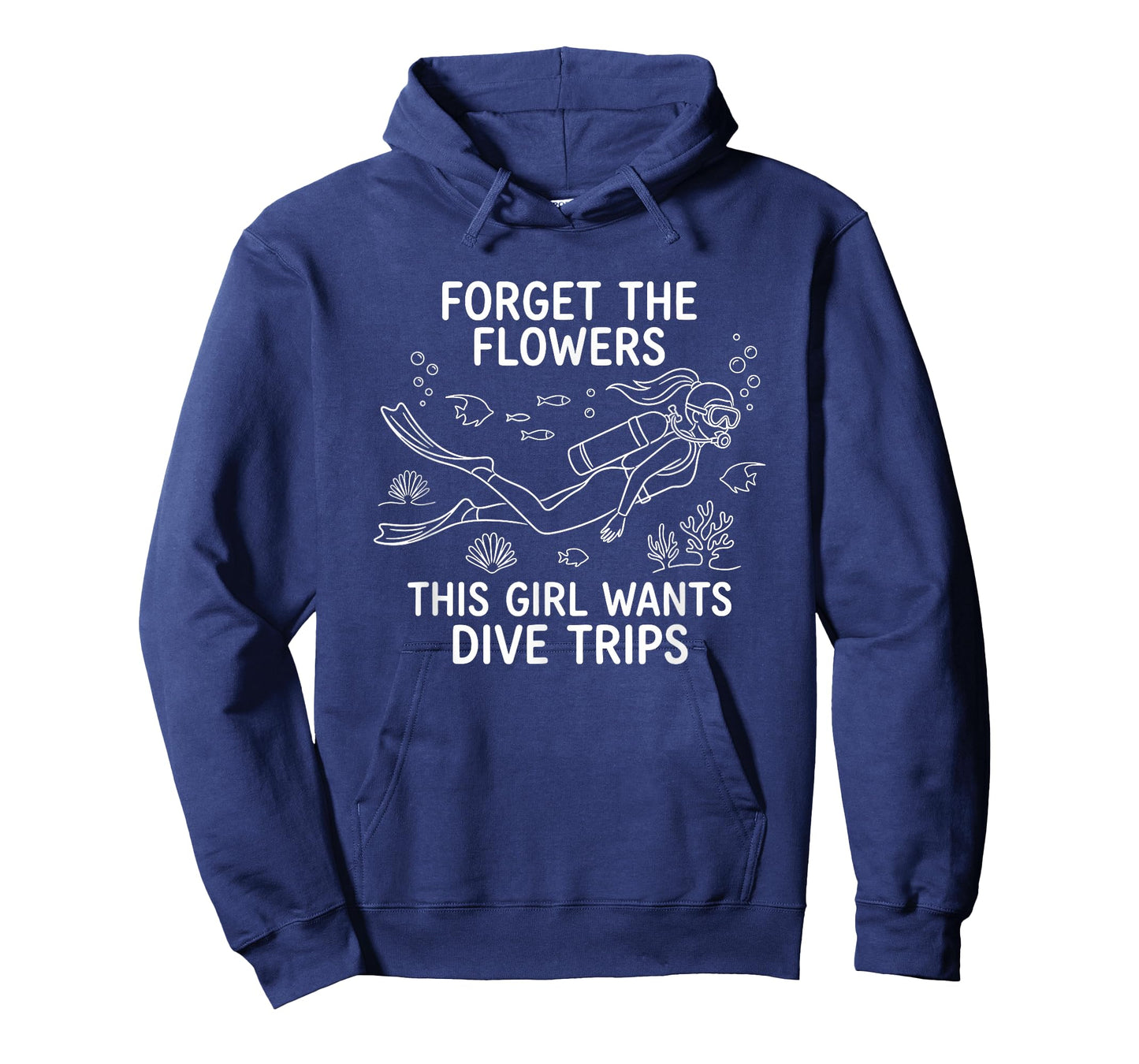 Forget The Flowers This Girl Wants Dive Trips | Scuba Diving T-Shirt
