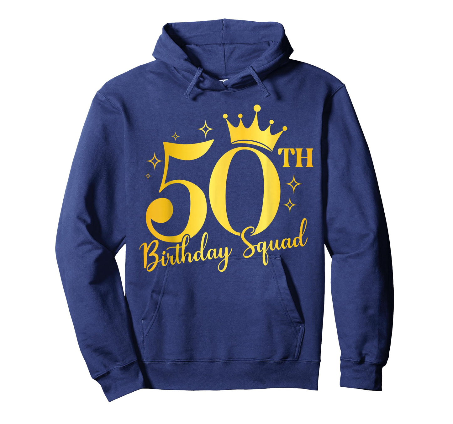 The 50th Birthday Squad Crown Queen T-Shirt