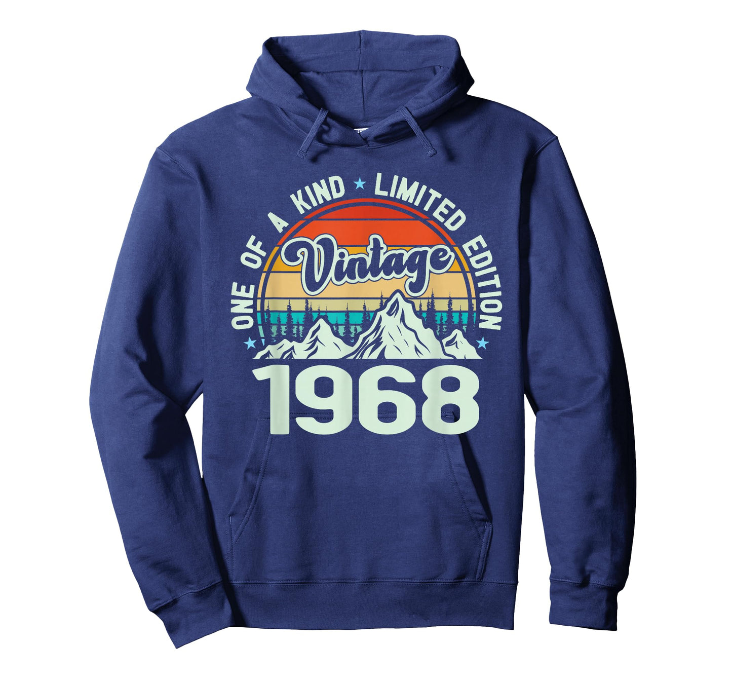 Vintage 1968 One of A Kind Mountain Graphic, 1968 Birthday T-Shirt