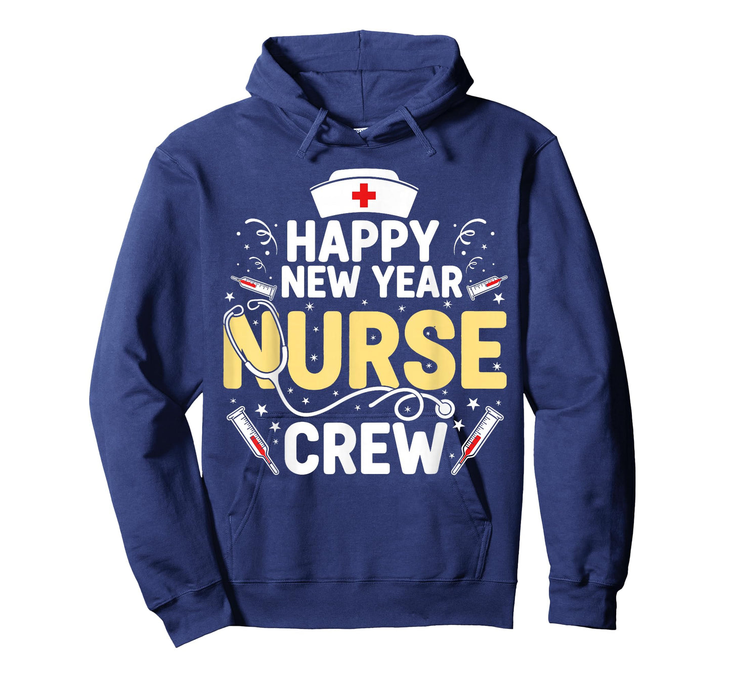 Happy New Year Nurse Shirt, Fireworks Stethoscope NYE 2026 T-Shirt