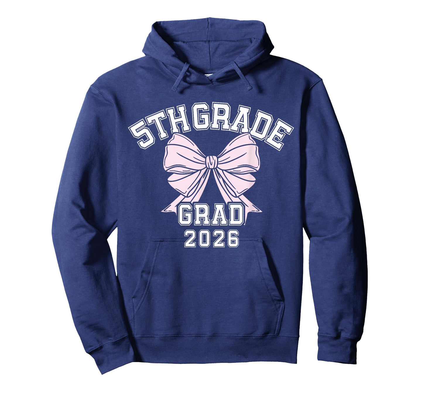Fifth 5th Grade Grad 2026 Bow Elementary School Graduate T-Shirt