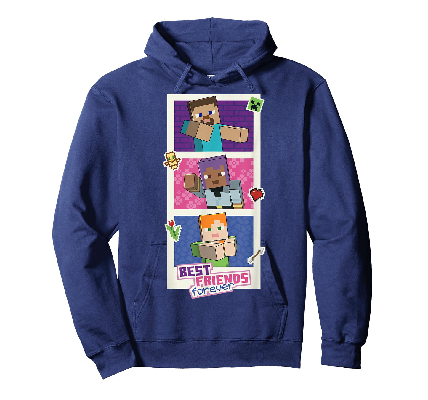 Minecraft Best Friends Forever Pixel Characters T-Shirt