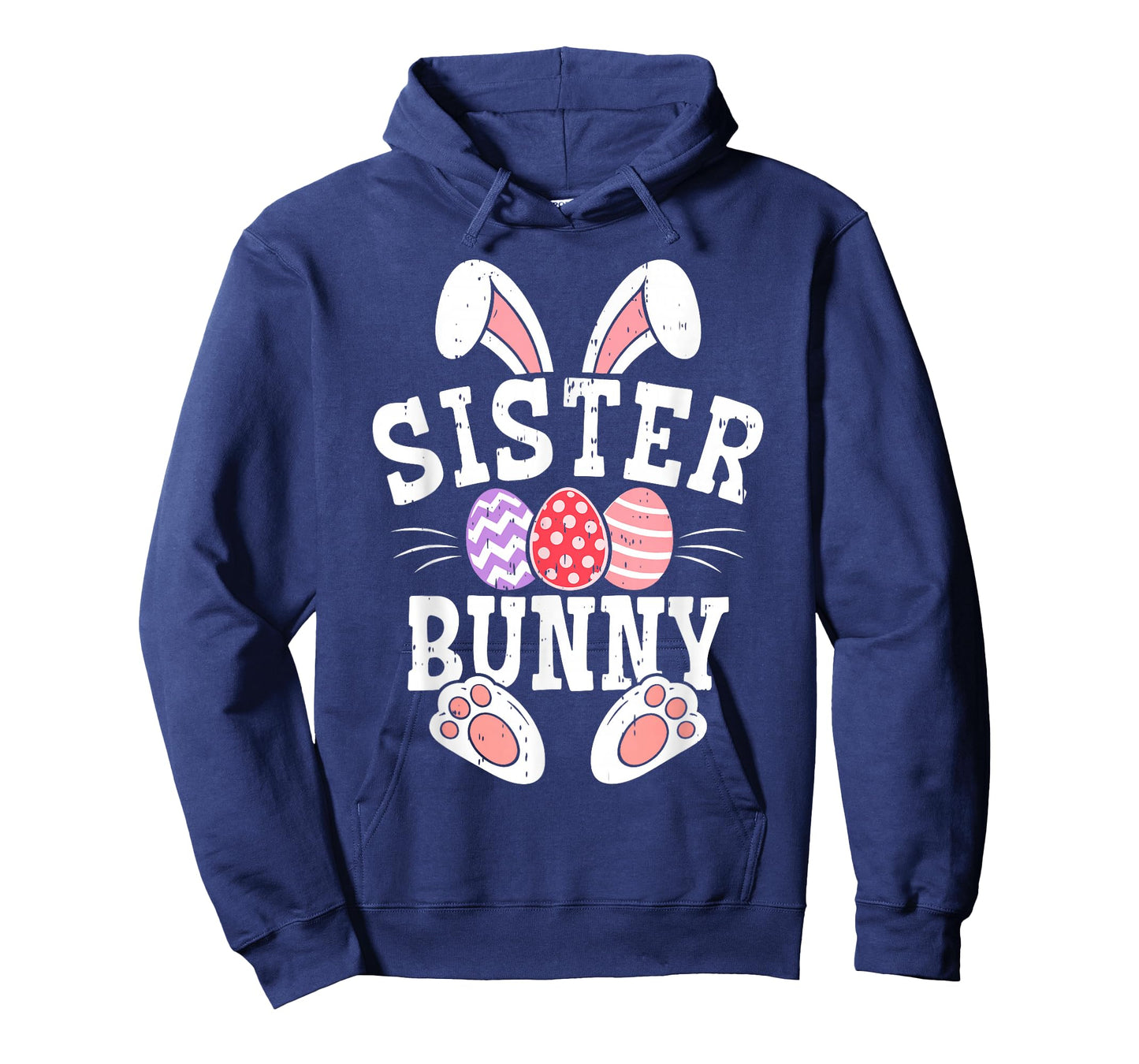 Sister Bunny Happy Easter Day Matching Family Easter Eggs T-Shirt