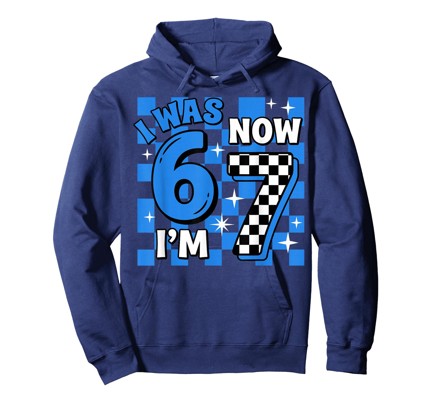 7 Year Old Birthday I was 6 Now I'm 7 67 T-Shirt