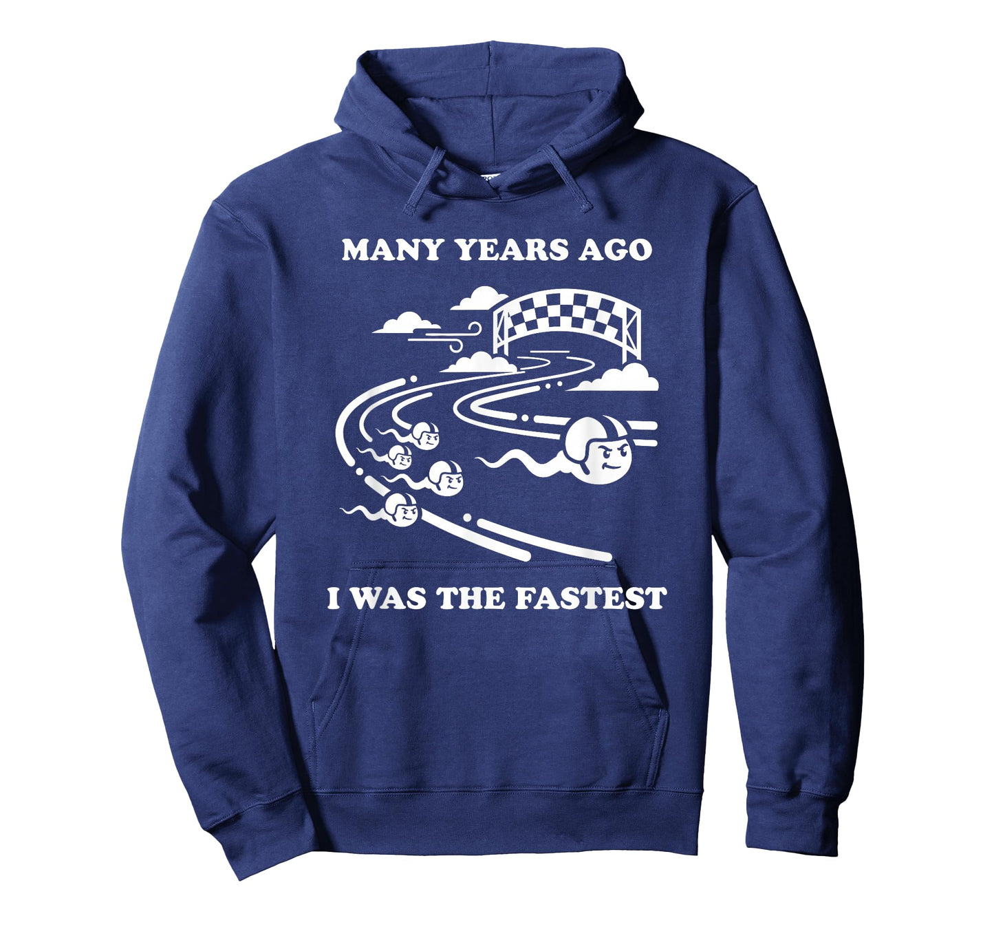 Many Years Ago I was The Fastest Sperm Funny Birthday T-Shirt