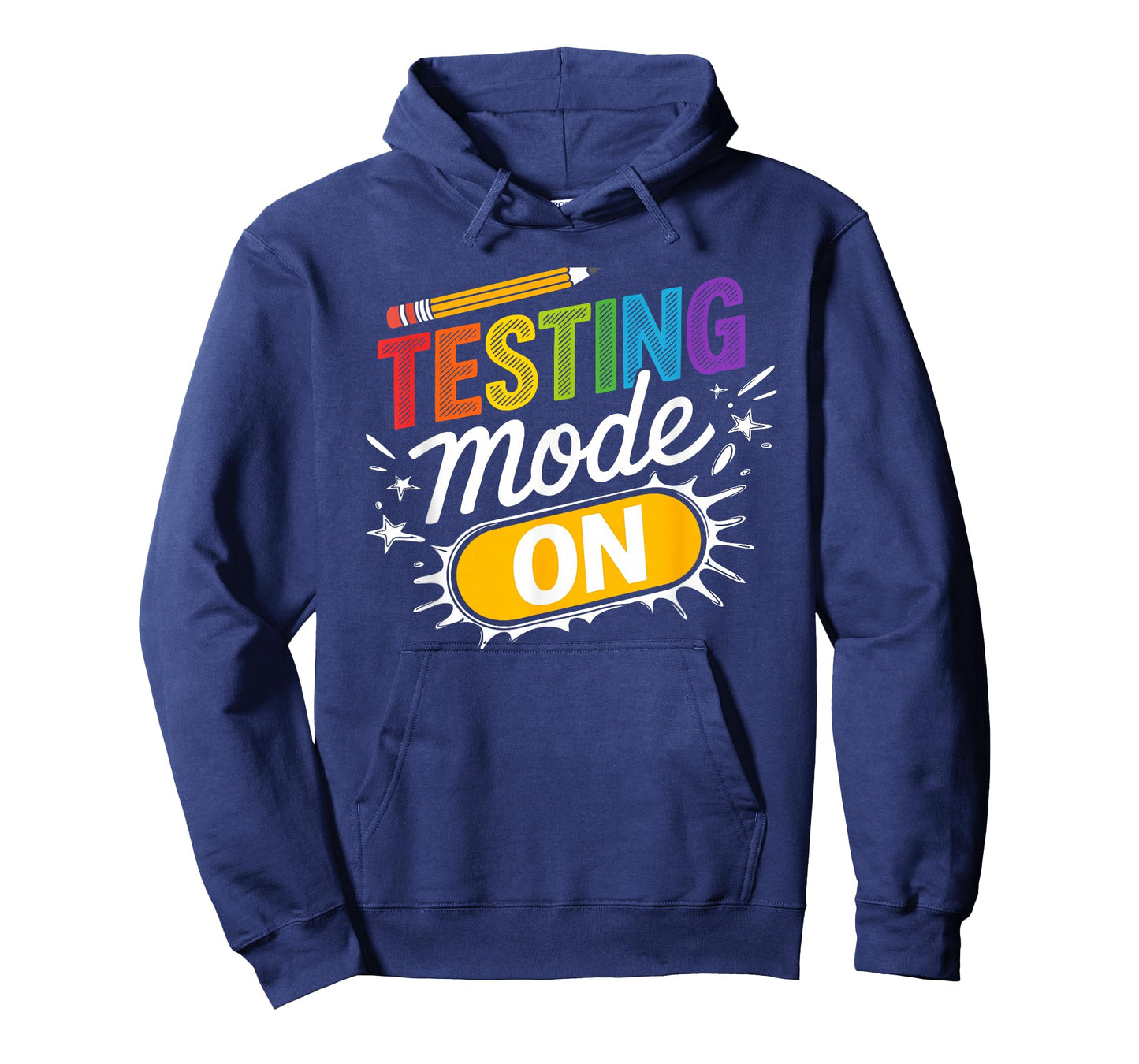 Funny Testing Mode on Testing Day Motivational Teacher Kids T-Shirt