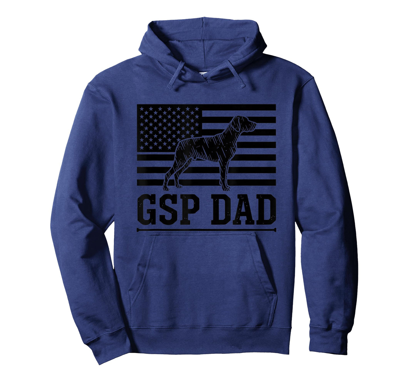 USA GSP Dad American Flag German Shorthaired Pointer Dog Dad T-Shirt