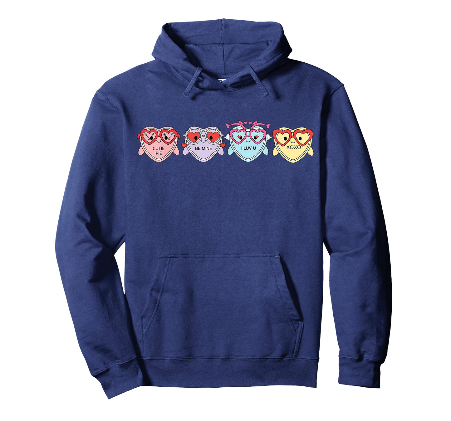 Hearts Candy Wearing Glasses Optometry Optician Valentines T-Shirt